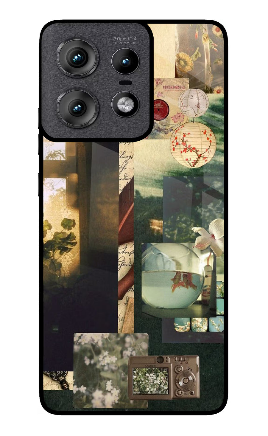Summer Moto Edge 50 Pro 5G Back Cover, Metal case