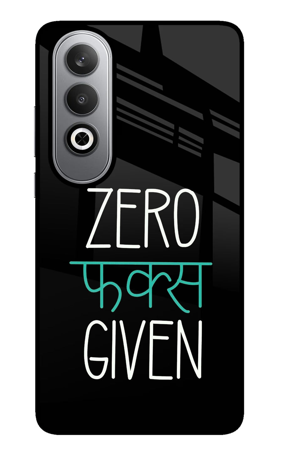 Zero Fucks Given Oneplus Nord CE4 Back Cover, Metal case