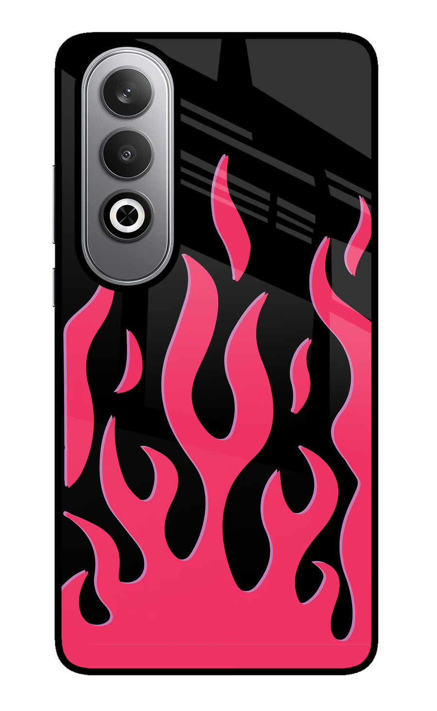Fire Flames Oneplus Nord CE4 Back Cover, Metal case
