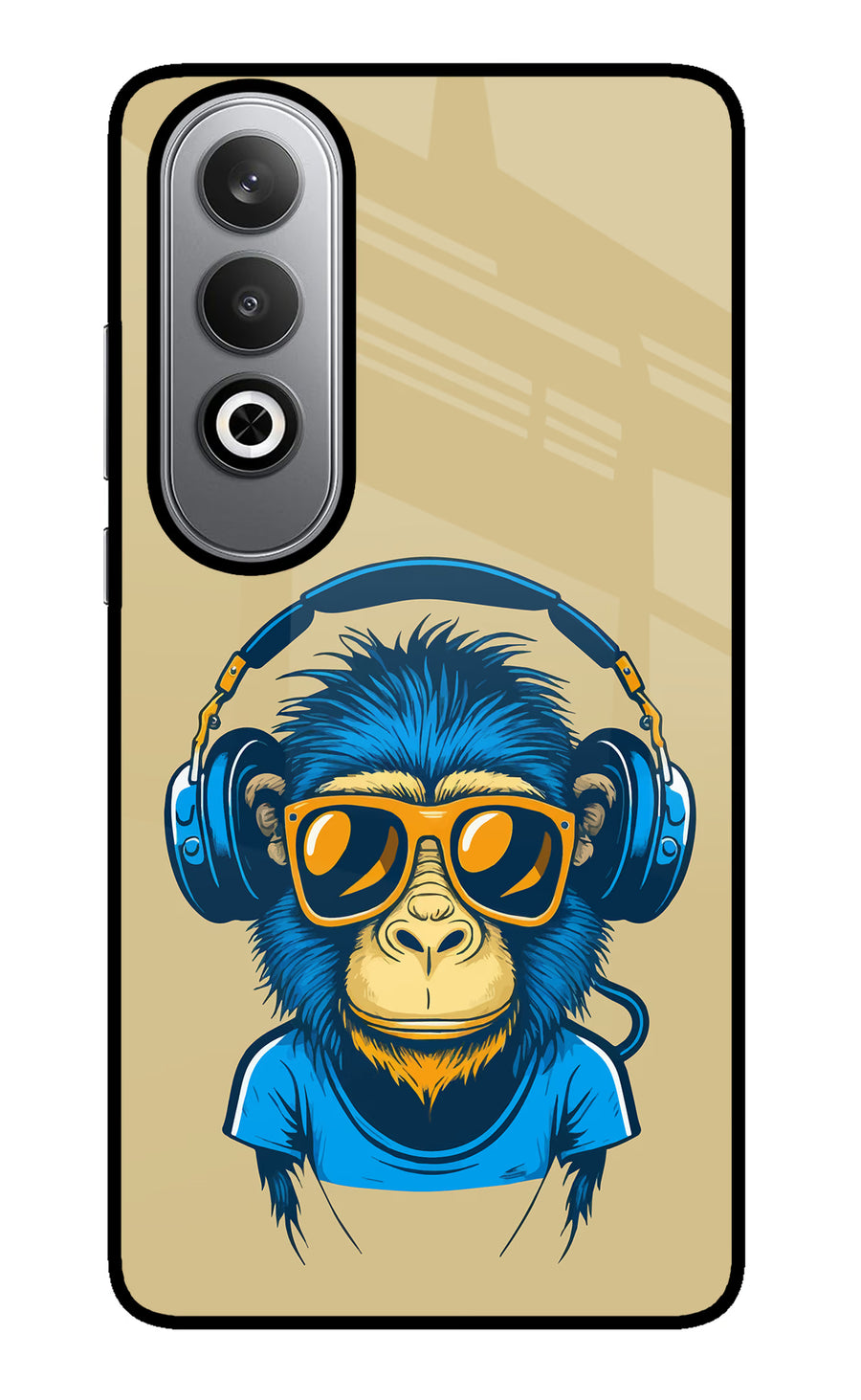 Monkey Headphone Oneplus Nord CE4 Back Cover, Metal case