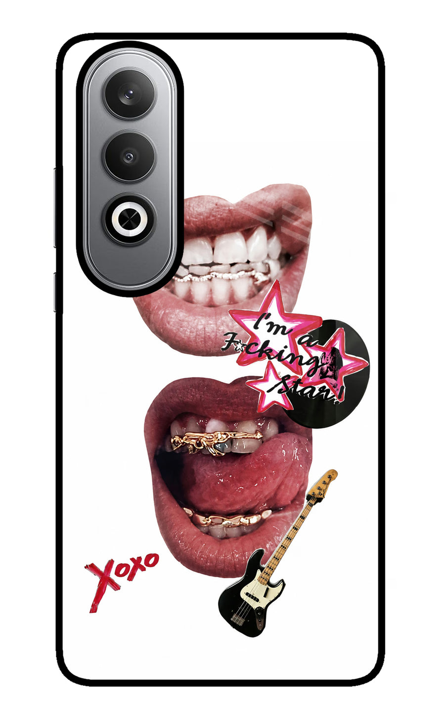 Rockstar Oneplus Nord CE4 Back Cover, Metal case