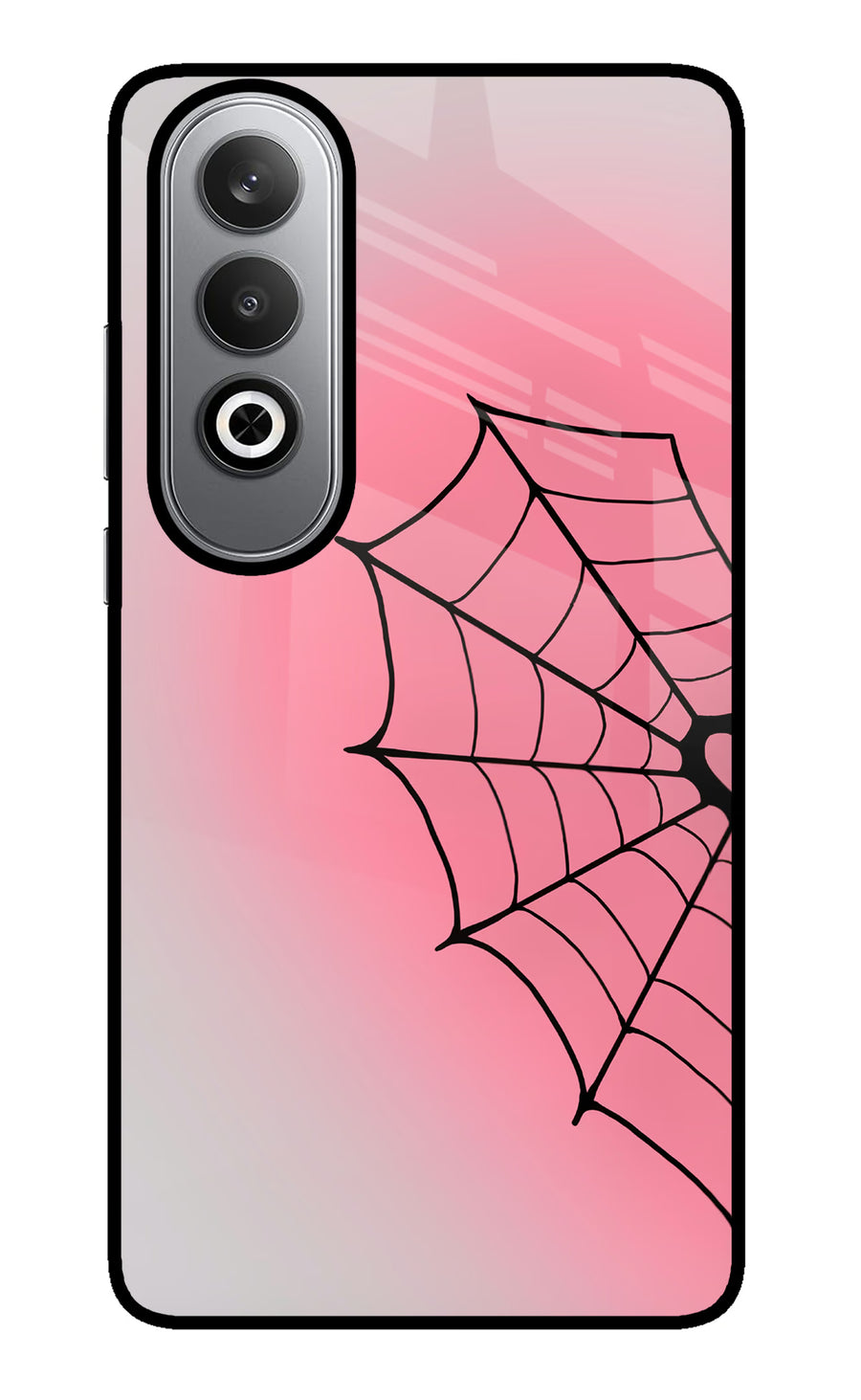 Pink Web Oneplus Nord CE4 Back Cover, Metal case
