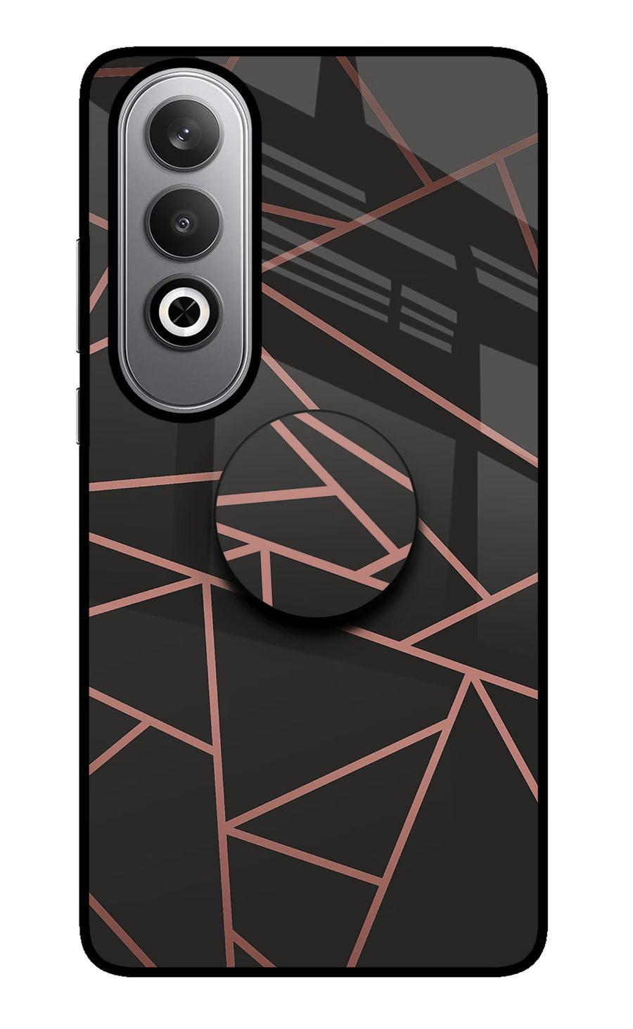 Geometric Pattern Oneplus Nord CE4 Pop Case, Metal case