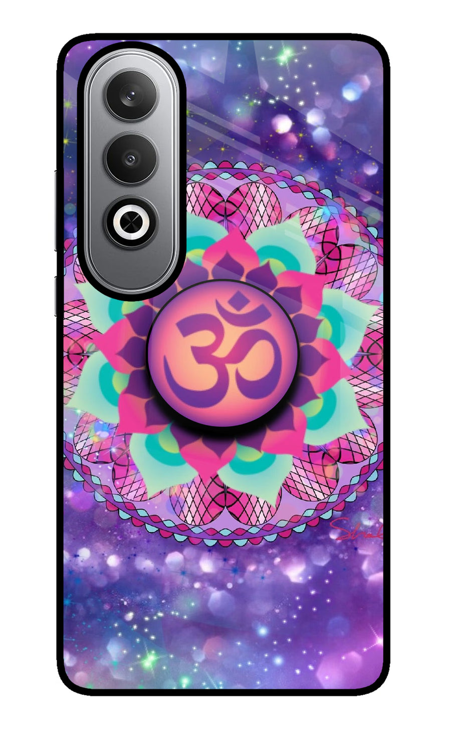 Om Purple Oneplus Nord CE4 Pop Case, Metal case