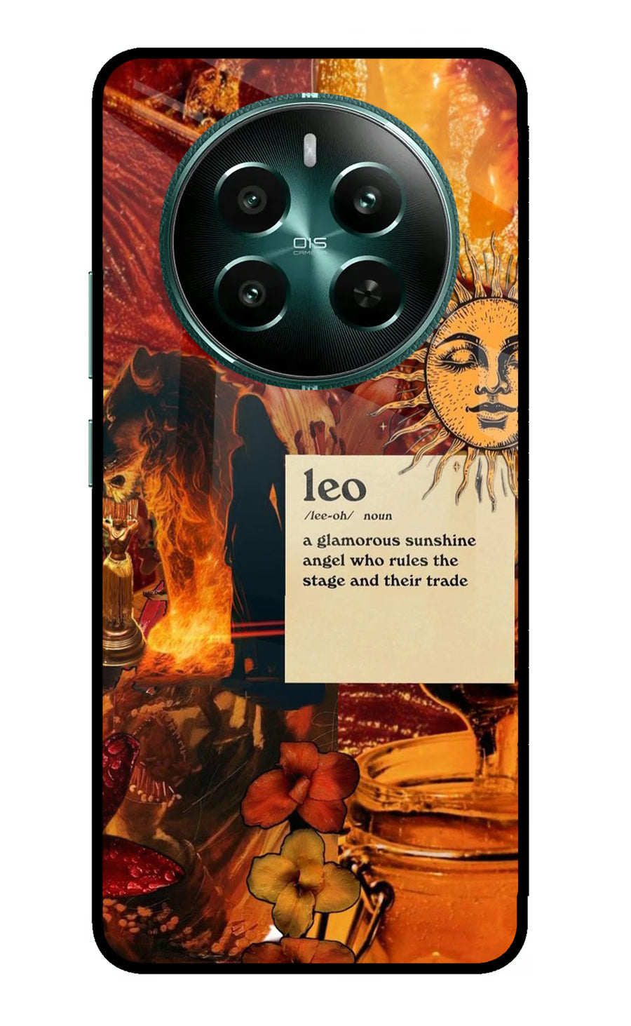 Leo Zodiac Realme 12+ 5G Back Cover, Metal case