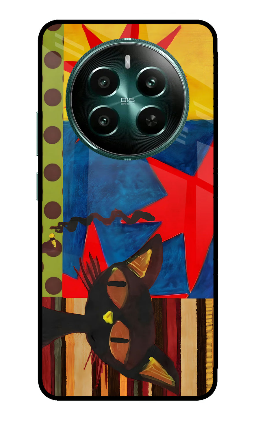 Pop Cat Realme 12+ 5G Back Cover, Metal case
