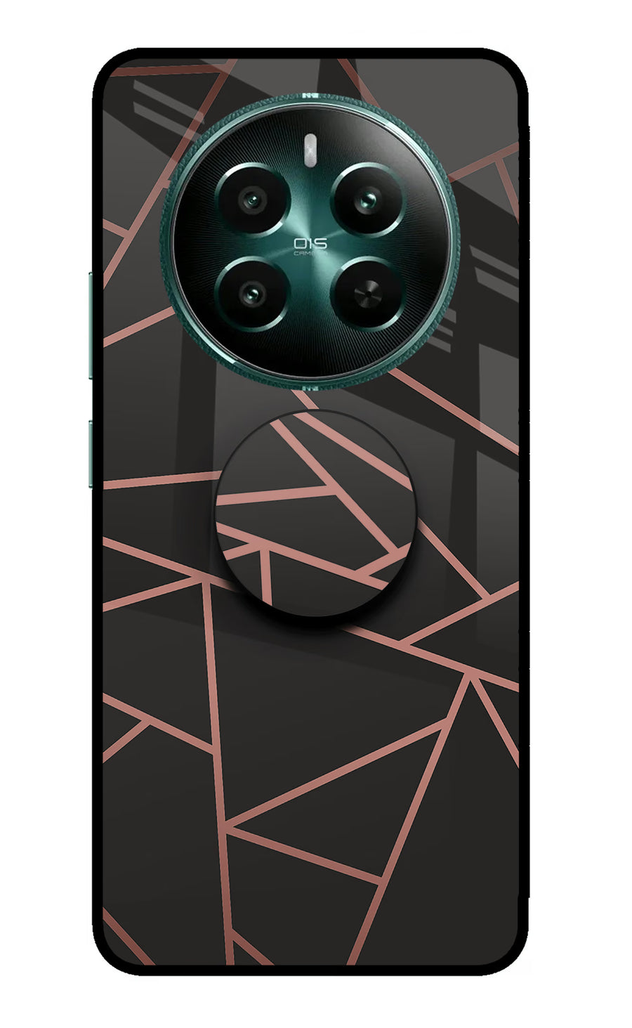 Geometric Pattern Realme 12+ 5G Pop Case, Metal case