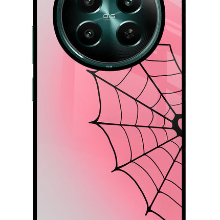 Pink Web Realme P1 5G Metal Case Back Cover by Casekaro