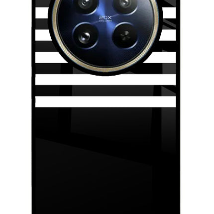 Black and White Print Realme P1 Pro 5G Metal Case Back Cover by Casekaro