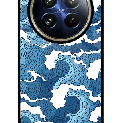 Blue Waves Realme P1 Pro 5G Metal Case Back Cover by Casekaro