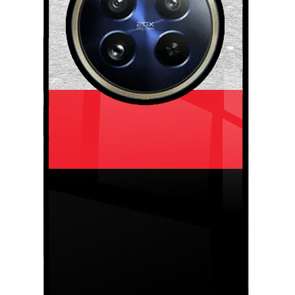 Tri Color Pattern Realme P1 Pro 5G Metal Case Back Cover by Casekaro