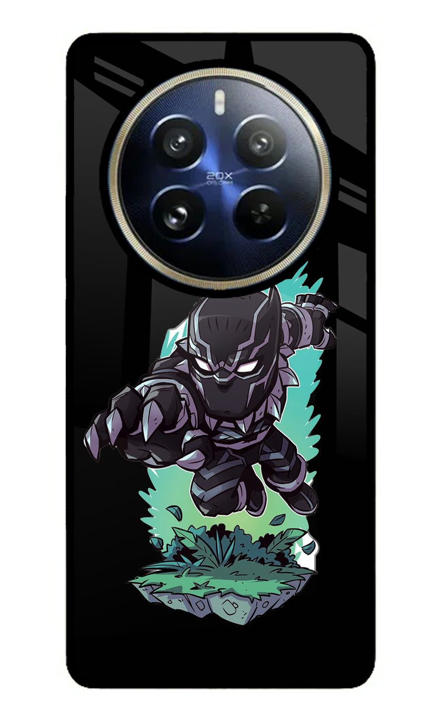 Black Panther Realme P1 Pro 5G Back Cover, Metal case
