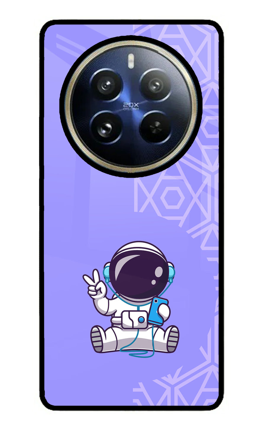 Cute Astronaut Chilling Realme P1 Pro 5G Back Cover, Metal case