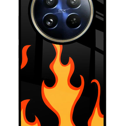 Fired Up – Black Realme P1 Pro 5G Metal Case Back Cover by Casekaro