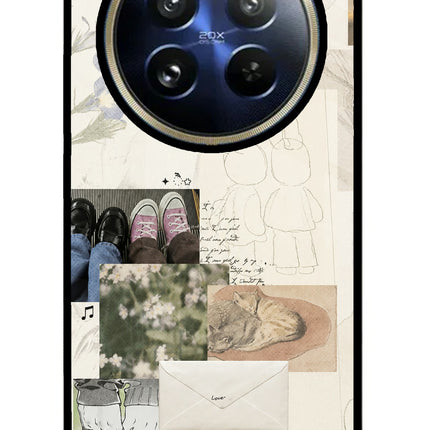 Soft Aesthetic Realme P1 Pro 5G Metal Case Back Cover by Casekaro