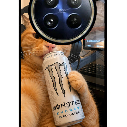 Gamer Cat Energy Realme P1 Pro 5G Metal Case Back Cover by Casekaro