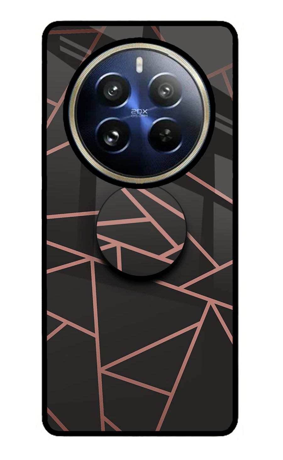 Geometric Pattern Realme P1 Pro 5G Pop Case, Metal case
