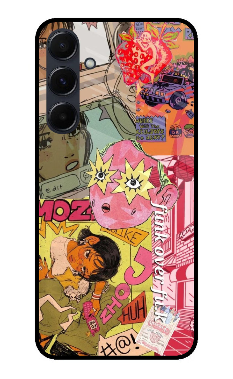 Funkover Samsung A35 5G Back Cover, Metal case