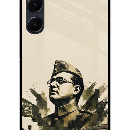 Netaji Rising Samsung A35 5G Metal Case Back Cover by Casekaro