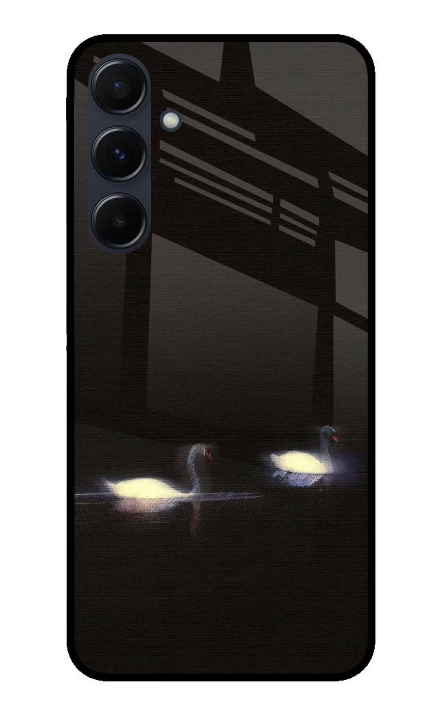 Silent Swans Samsung A35 5G Back Cover, Metal case