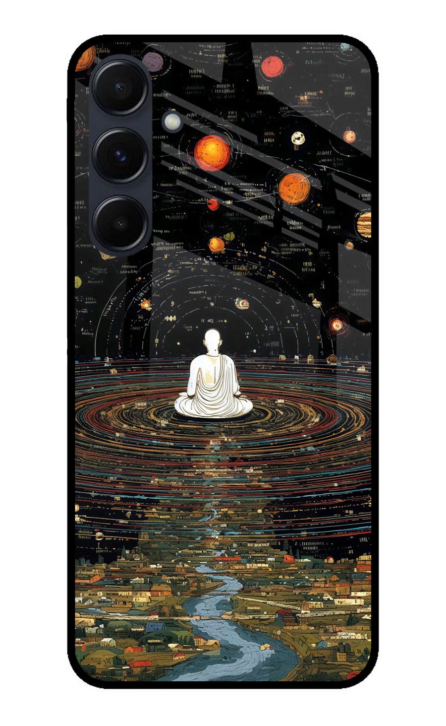 Space Monk Samsung A35 5G Back Cover, Metal case