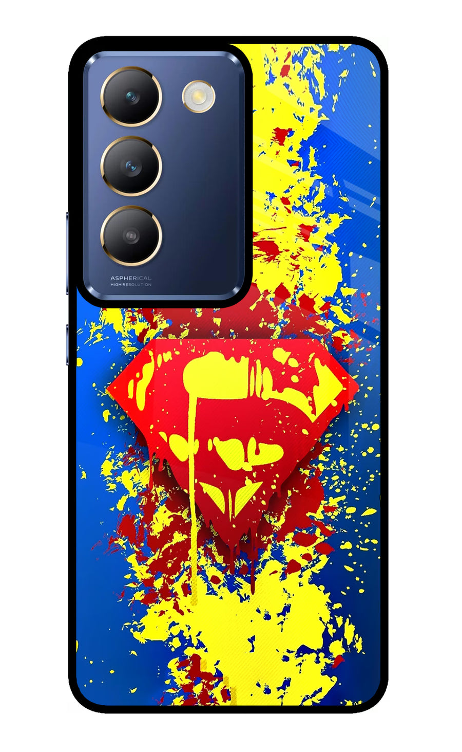 Superman logo Vivo Y200E 5G/T3 5G Back Cover, Metal case