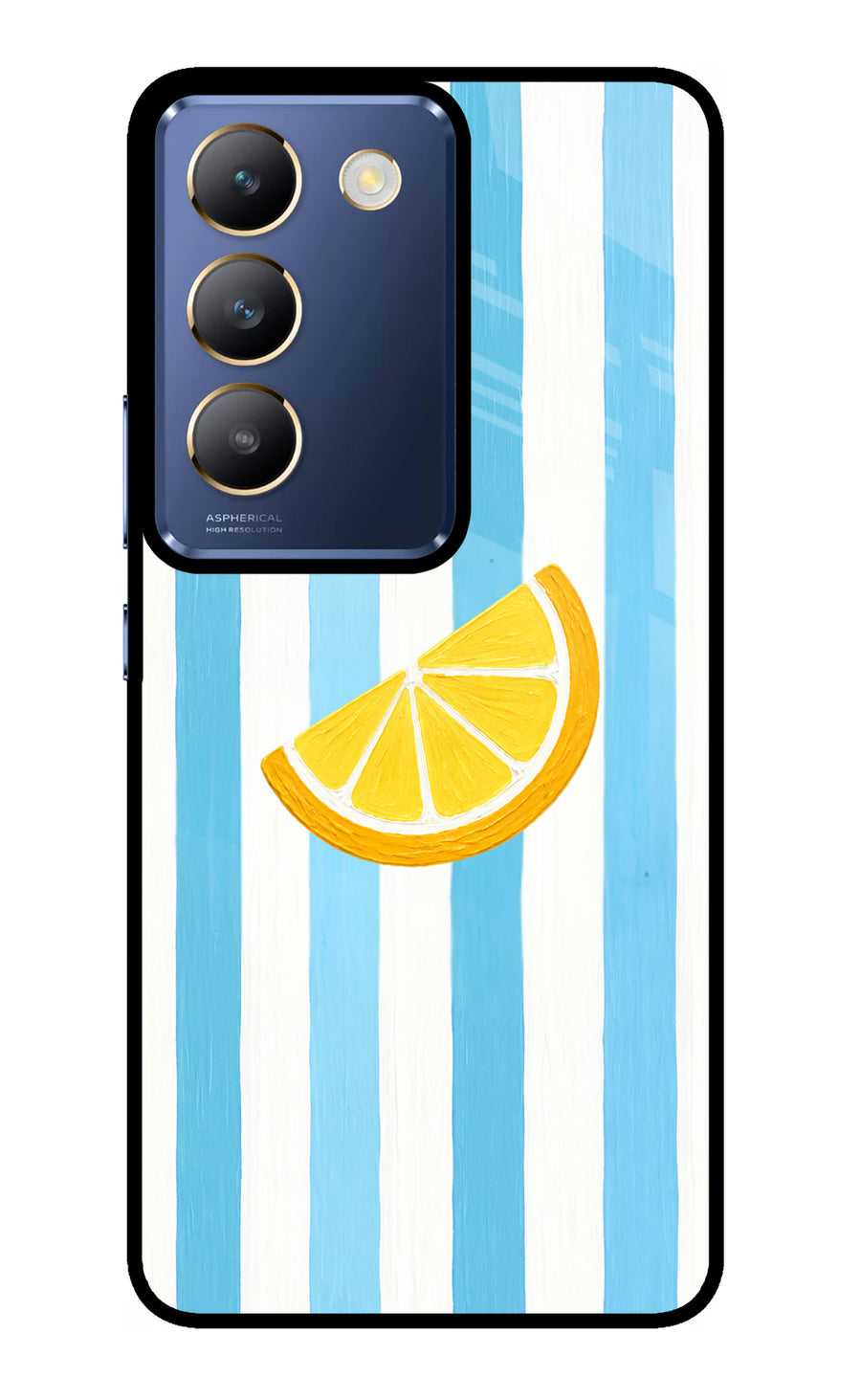 Summer Lemon Vivo Y200E 5G/T3 5G Back Cover, Metal case