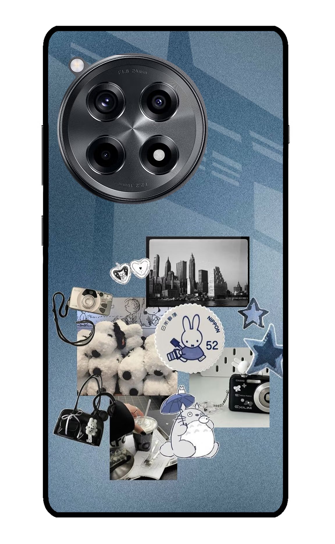 Miffy OnePlus 12R Metal Case Back Cover by Casekaro