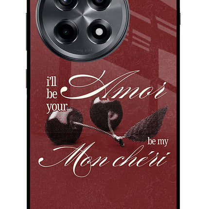 Velvet Cherry OnePlus 12R Metal Case Back Cover by Casekaro