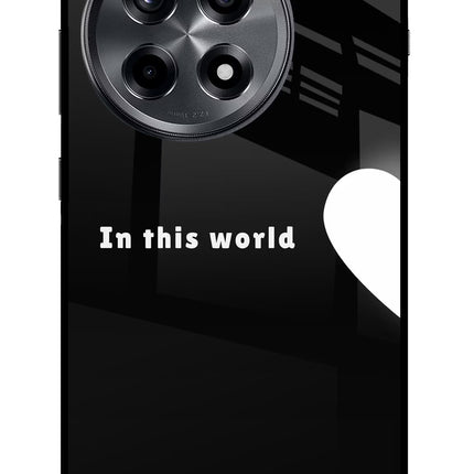 This World OnePlus 12R Metal Case Back Cover by Casekaro
