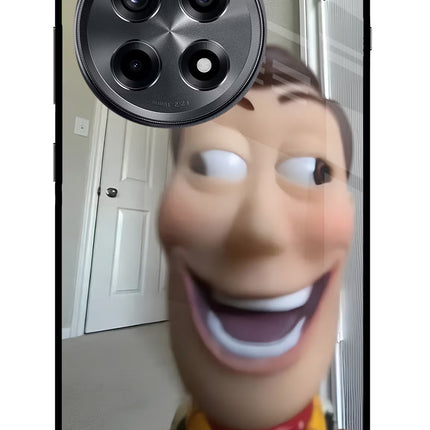 Side Eye Woody OnePlus 12R Metal Case Back Cover by Casekaro