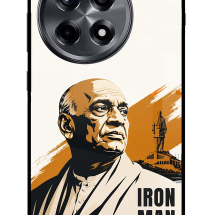 Sardar Patel Iron Will OnePlus 12R Metal Case Back Cover by Casekaro
