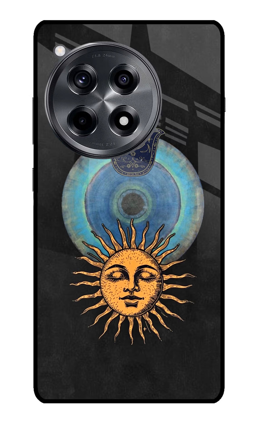 Divine Sun OnePlus 12R Back Cover, Metal case