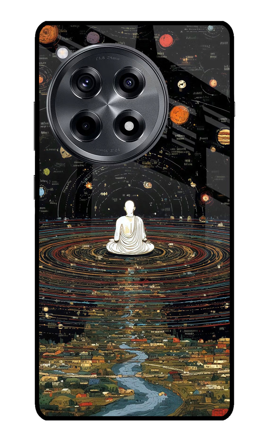 Space Monk OnePlus 12R Back Cover, Metal case