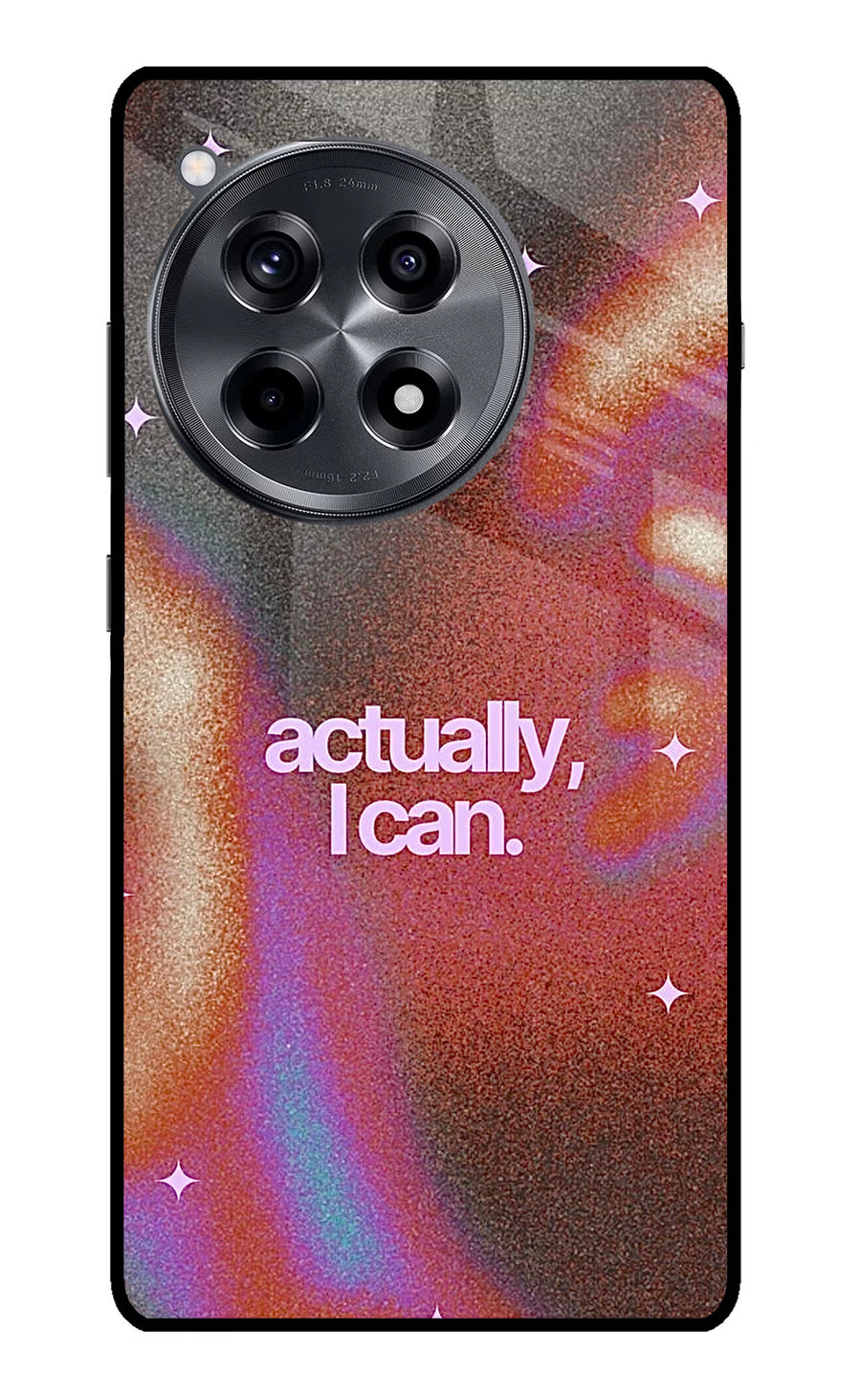 Pink Aura OnePlus 12R Back Cover, Metal case
