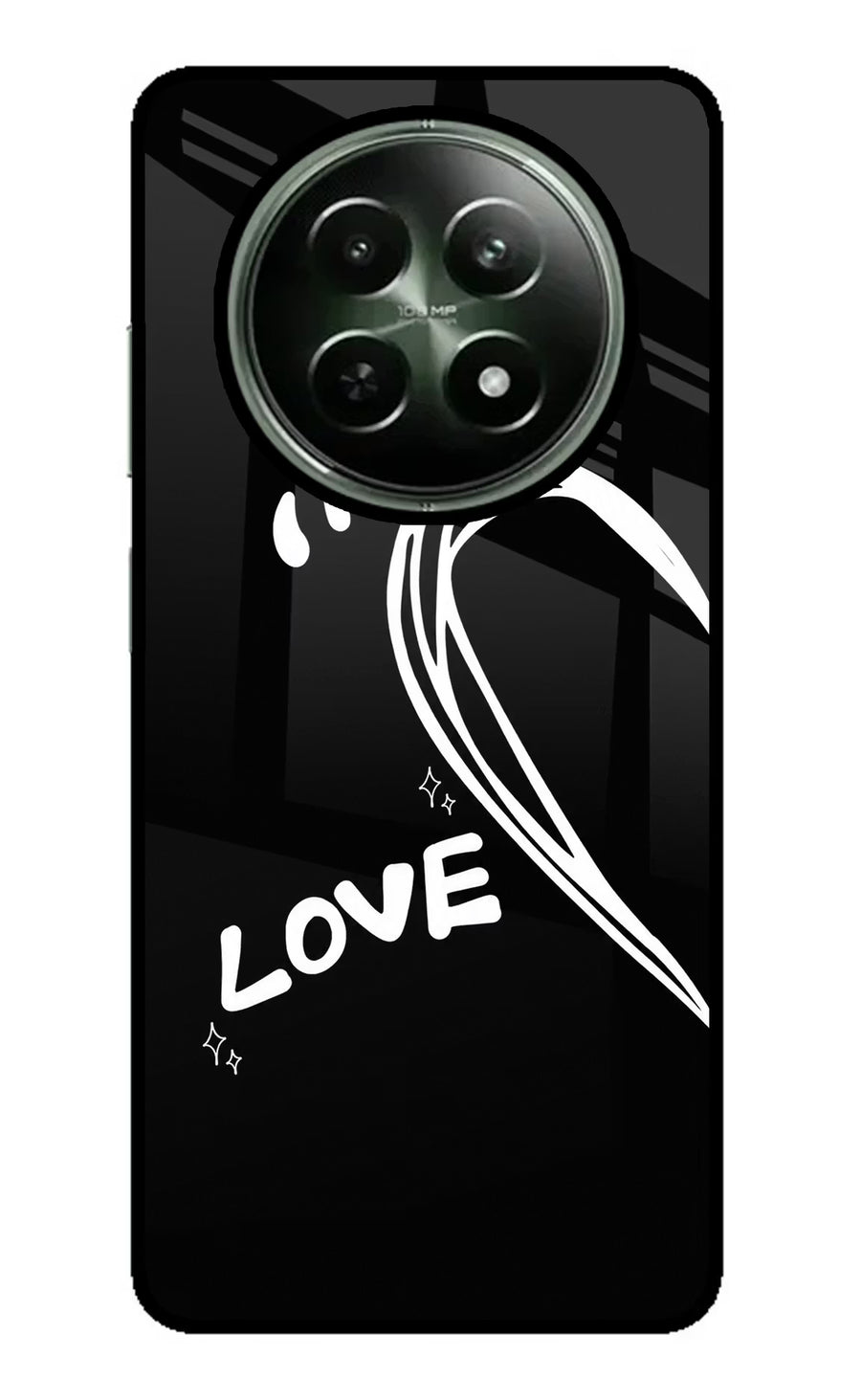Love Line Realme 12 5G Back Cover, Metal case
