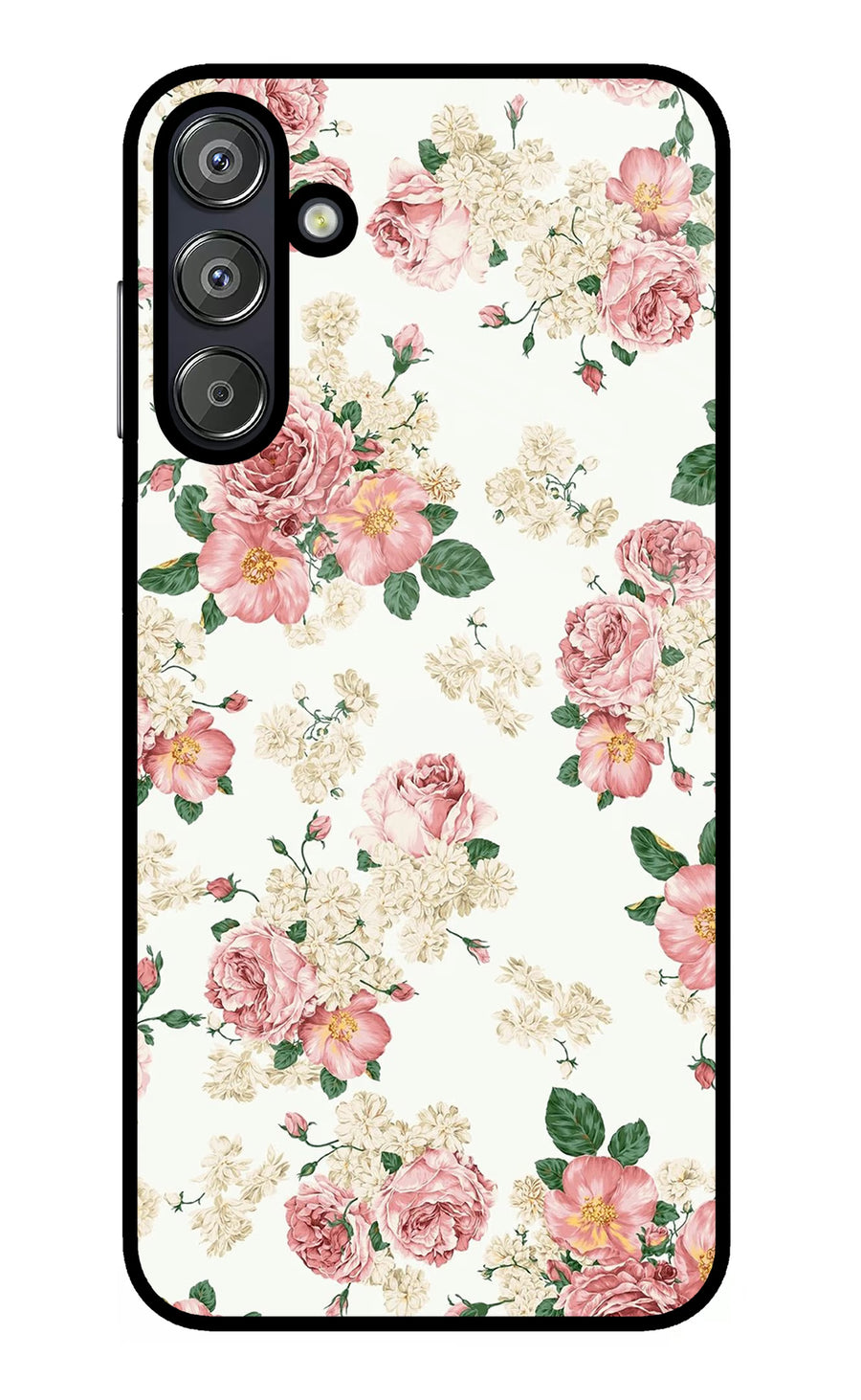 Flowers Samsung F15 5G Back Cover, Metal case