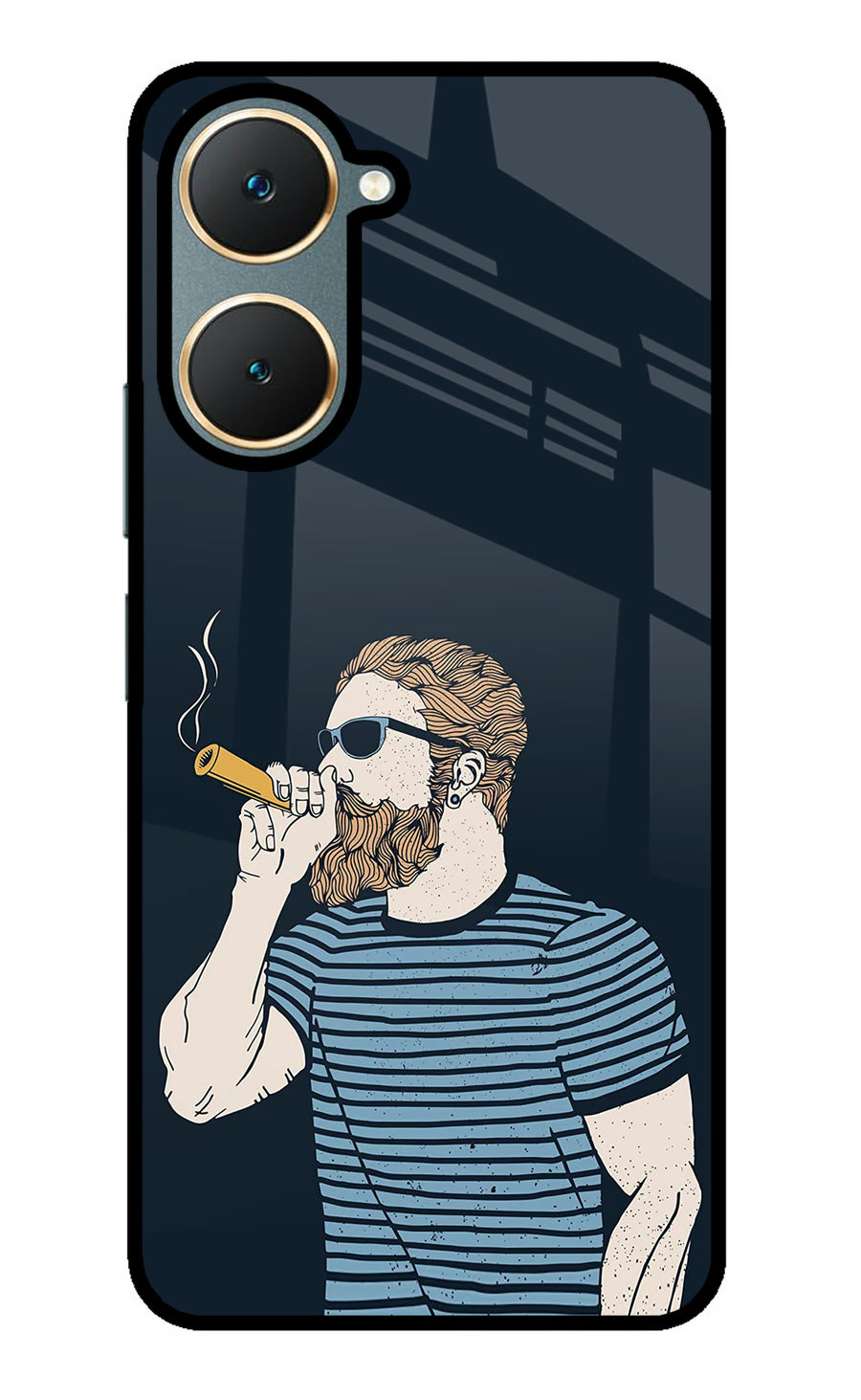 Smoking Vivo Y18/Y18e Back Cover, Metal case