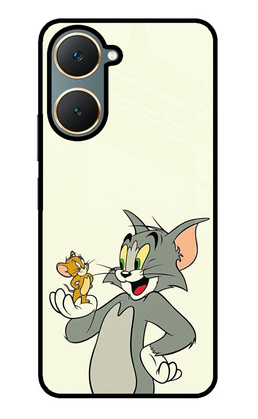 Tom & Jerry Vivo Y18/Y18e Back Cover, Metal case