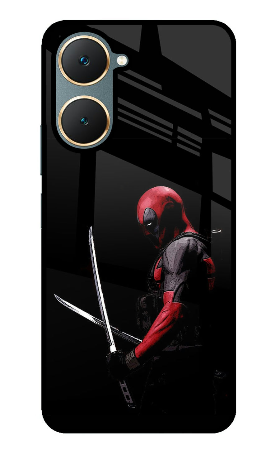 Deadpool Vivo Y18/Y18e Back Cover, Metal case