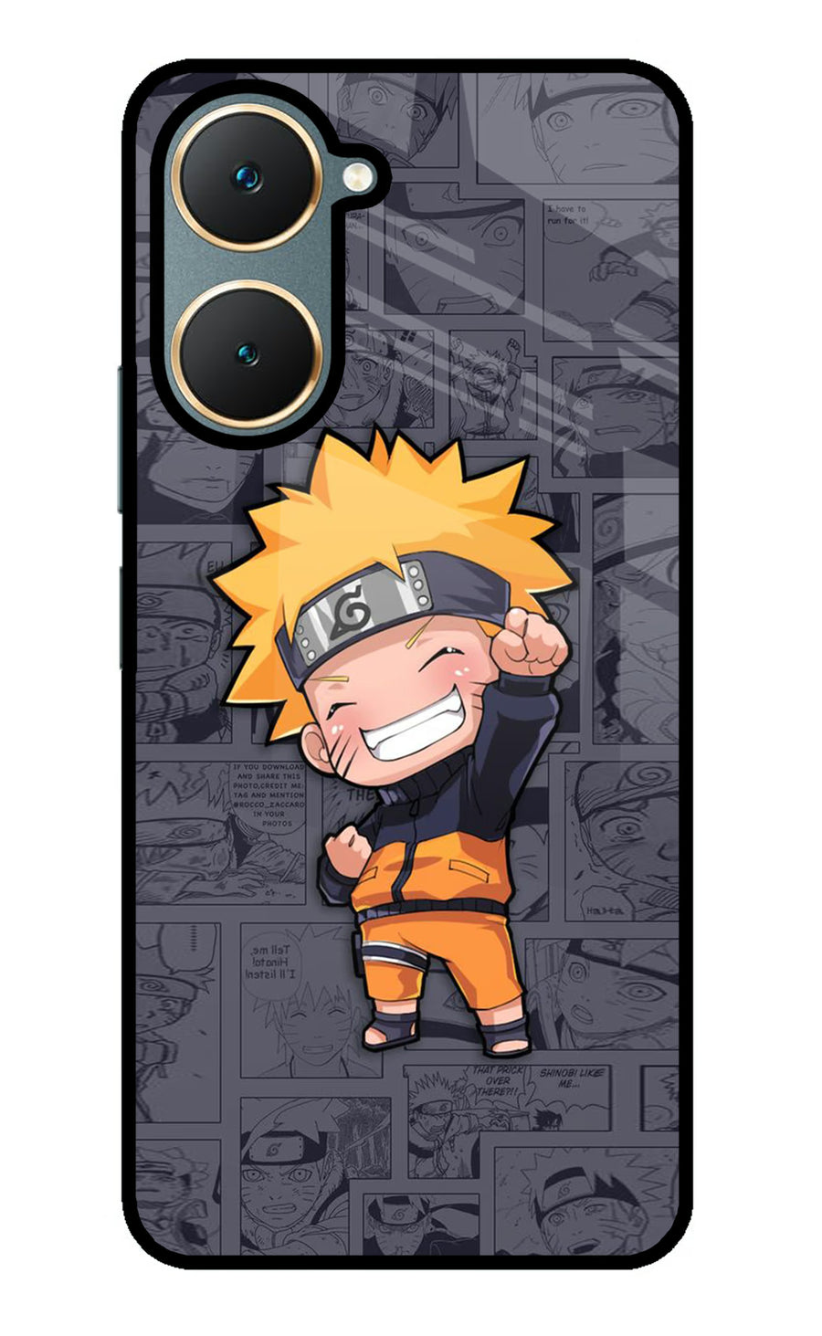 Chota Naruto Vivo Y18/Y18e Back Cover, Metal case
