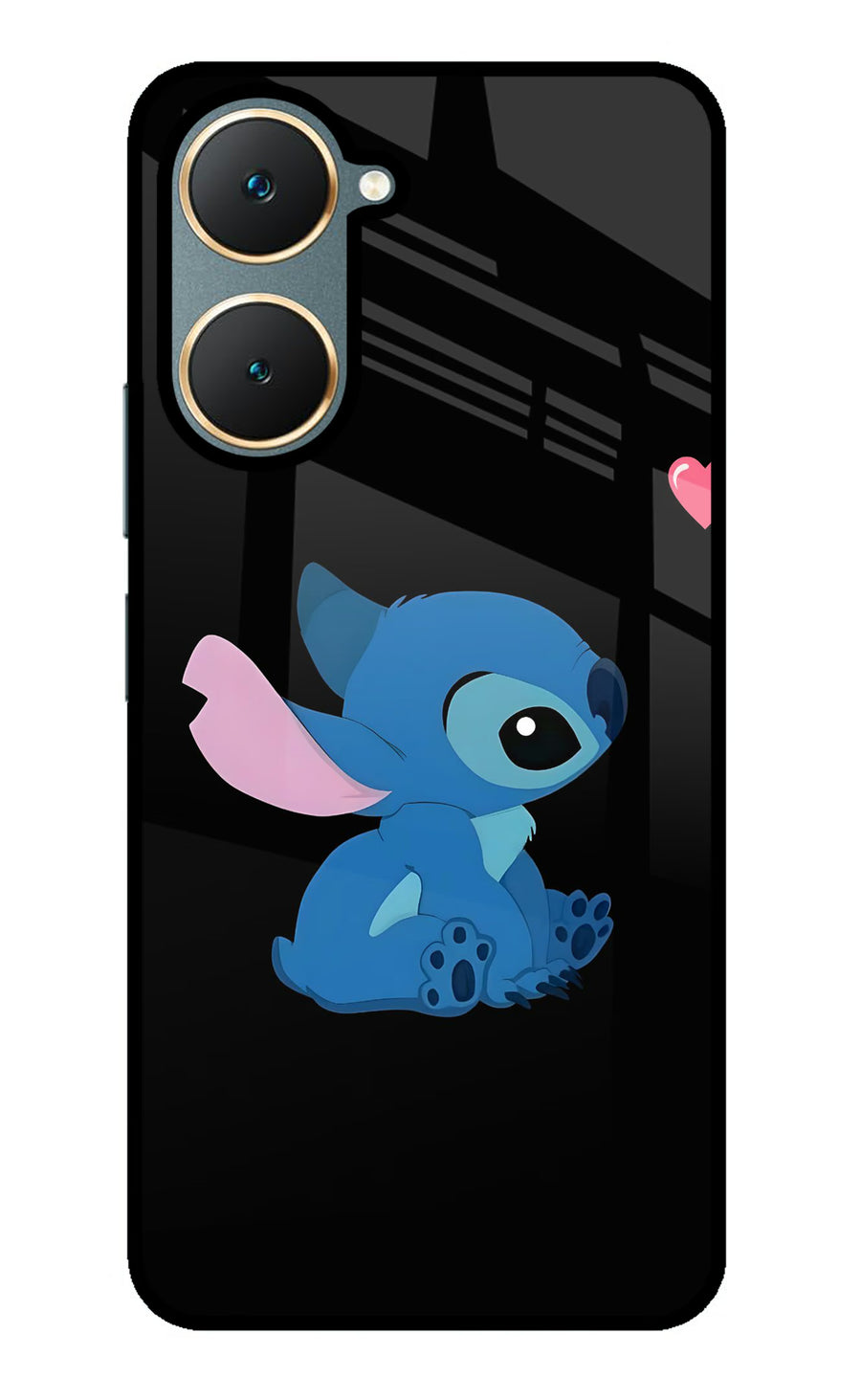 Stitch Crush Vivo Y18/Y18e Back Cover, Metal case