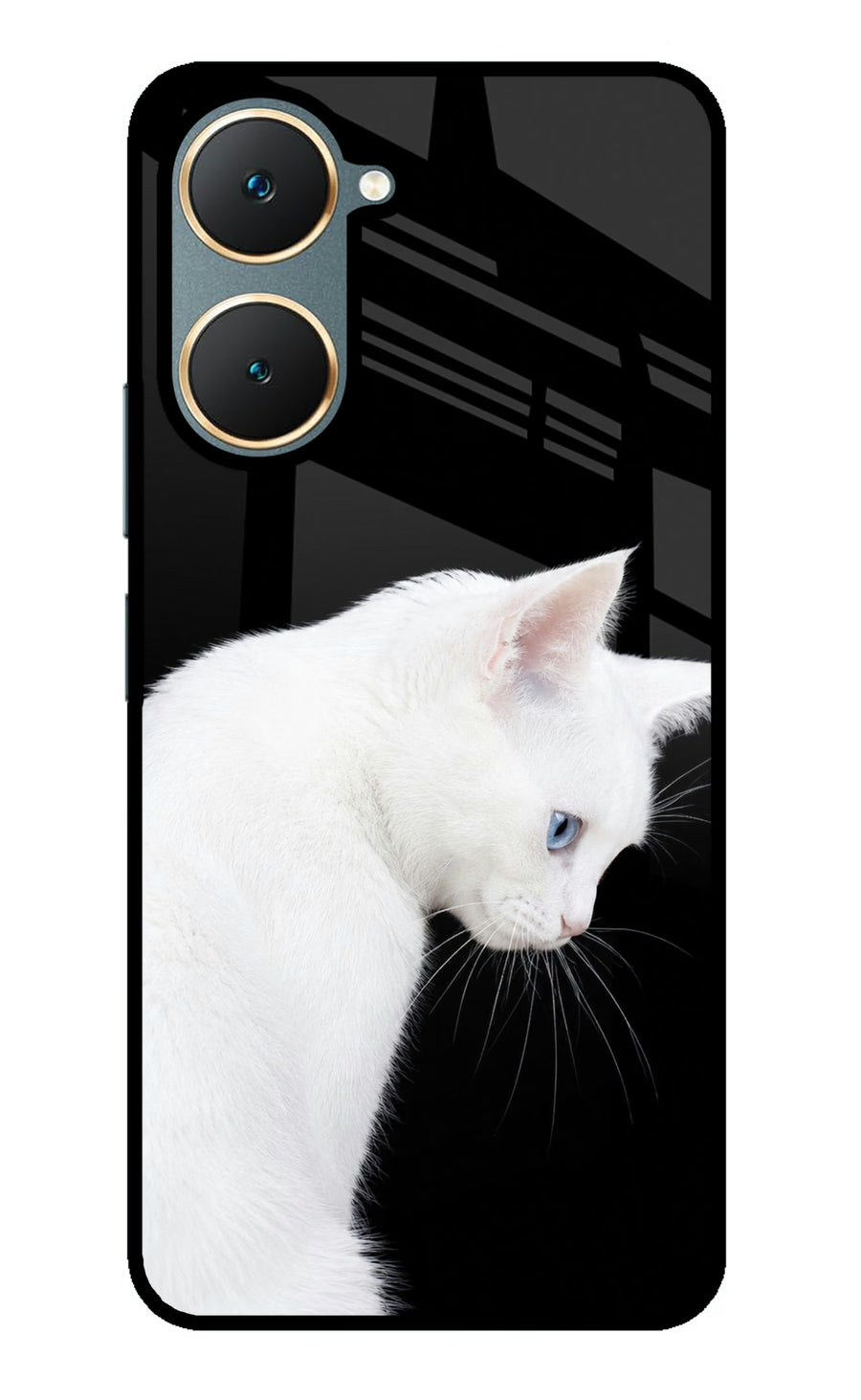 Snow Gaze Vivo Y18/Y18e Back Cover, Metal case