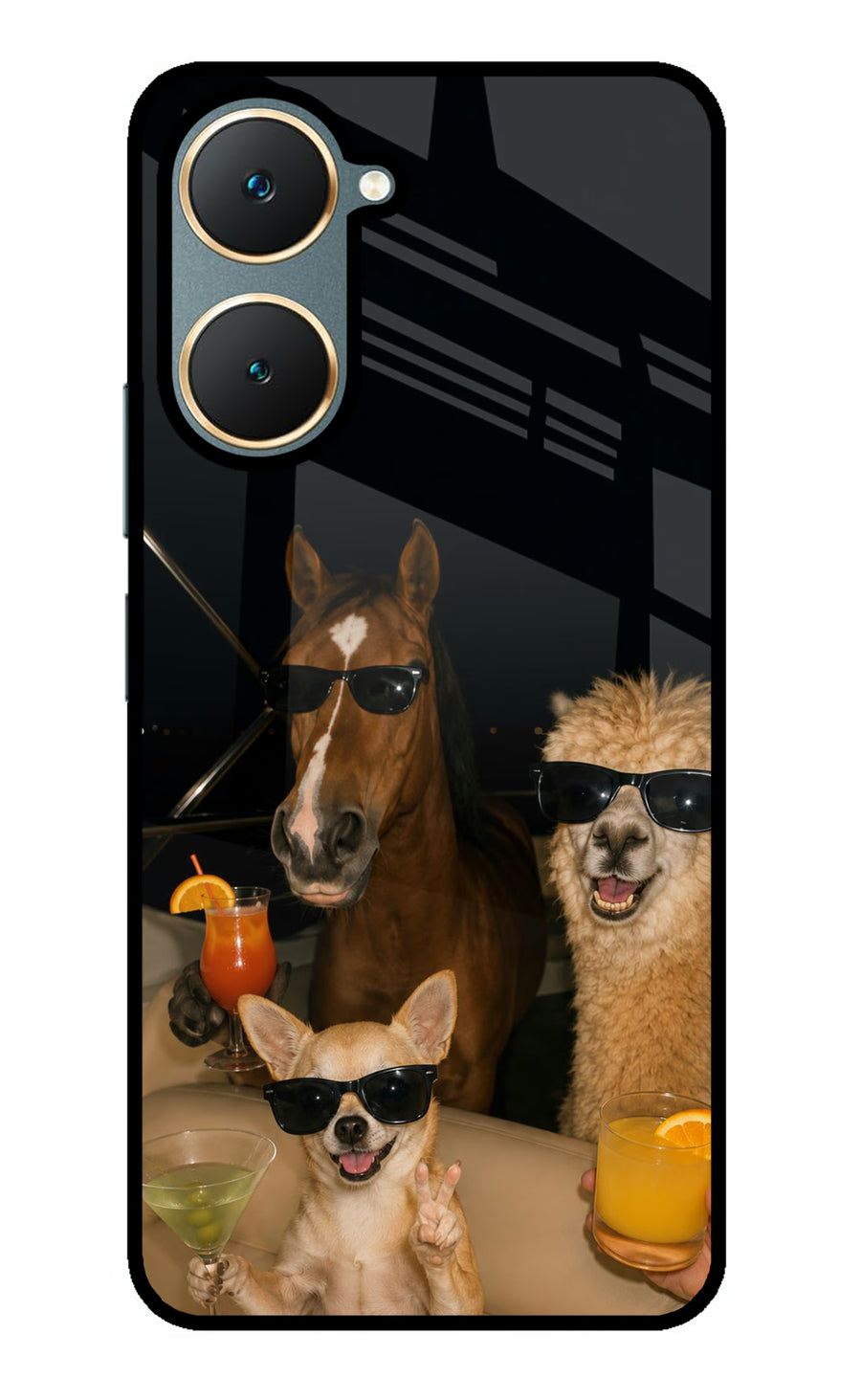 Party Squad Vivo Y18/Y18e Back Cover, Metal case