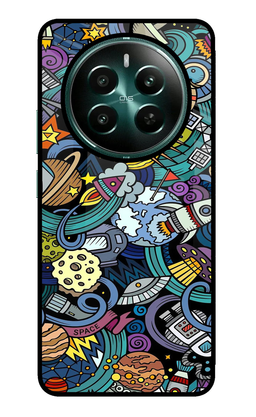 Space Abstract Realme Narzo 70 5G/70 Pro 5G Back Cover, Metal case