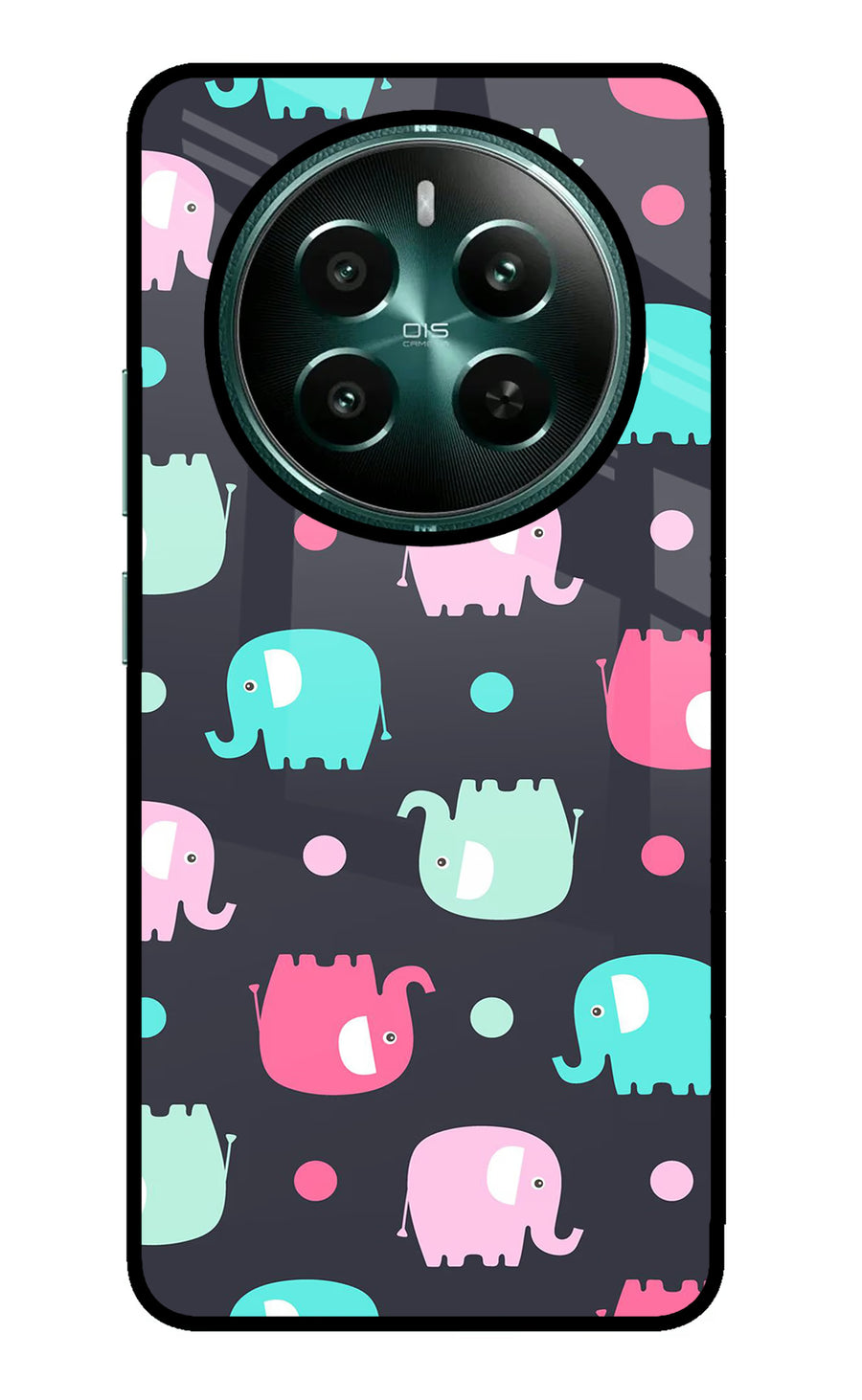 Elephants Realme Narzo 70 5G/70 Pro 5G Back Cover, Metal case