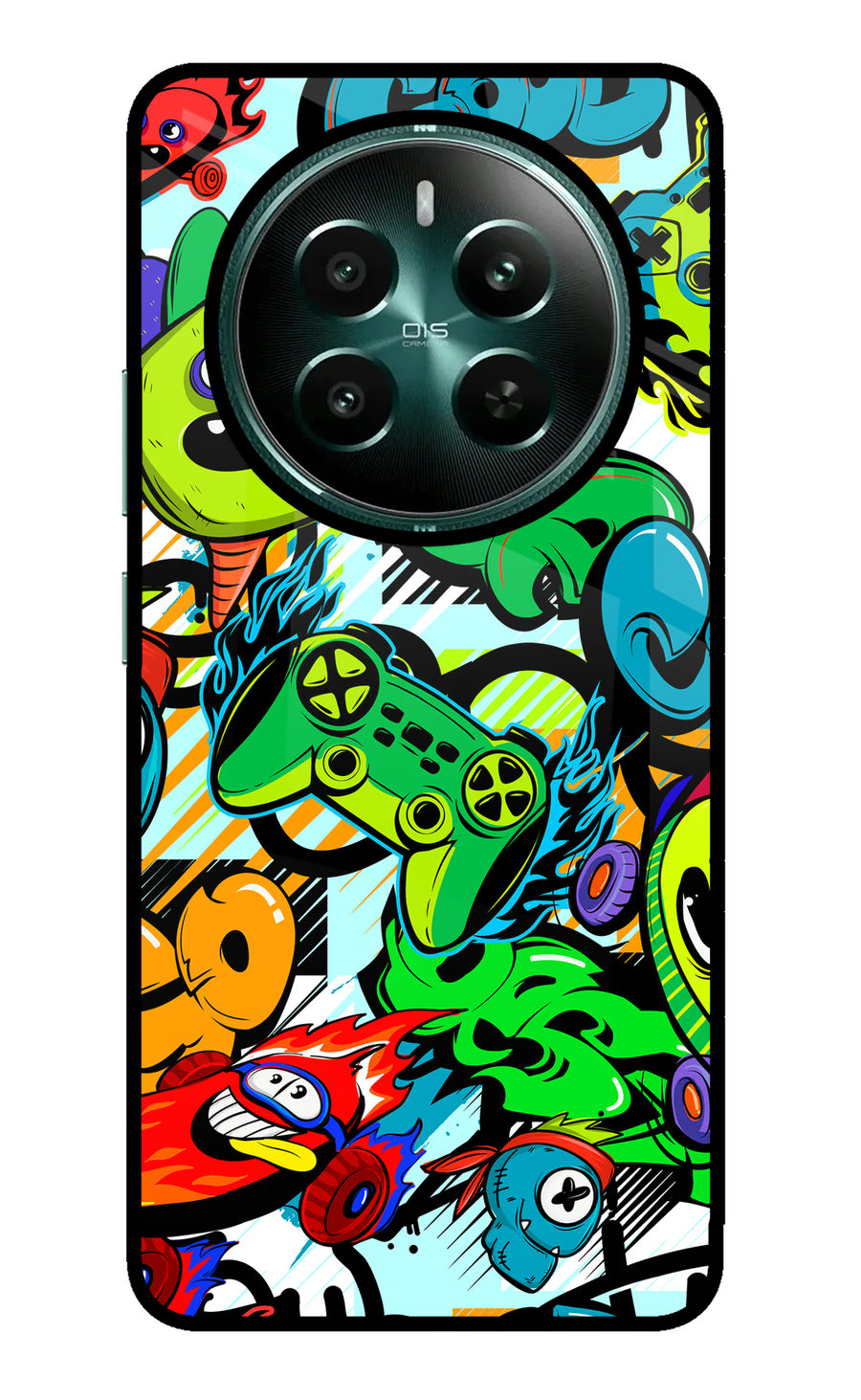Game Doodle Realme Narzo 70 5G/70 Pro 5G Back Cover, Metal case