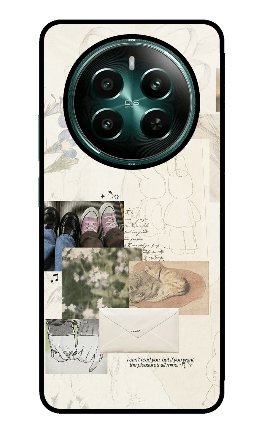 Soft Aesthetic Realme Narzo 70 5G/70 Pro 5G Back Cover, Metal case