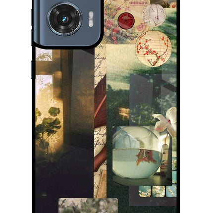 Summer Moto Edge 50 Fusion Metal Case Back Cover by Casekaro