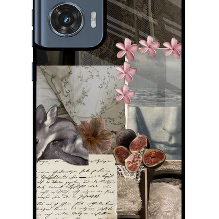 Midnight Sky Moto Edge 50 Fusion Metal Case Back Cover by Casekaro